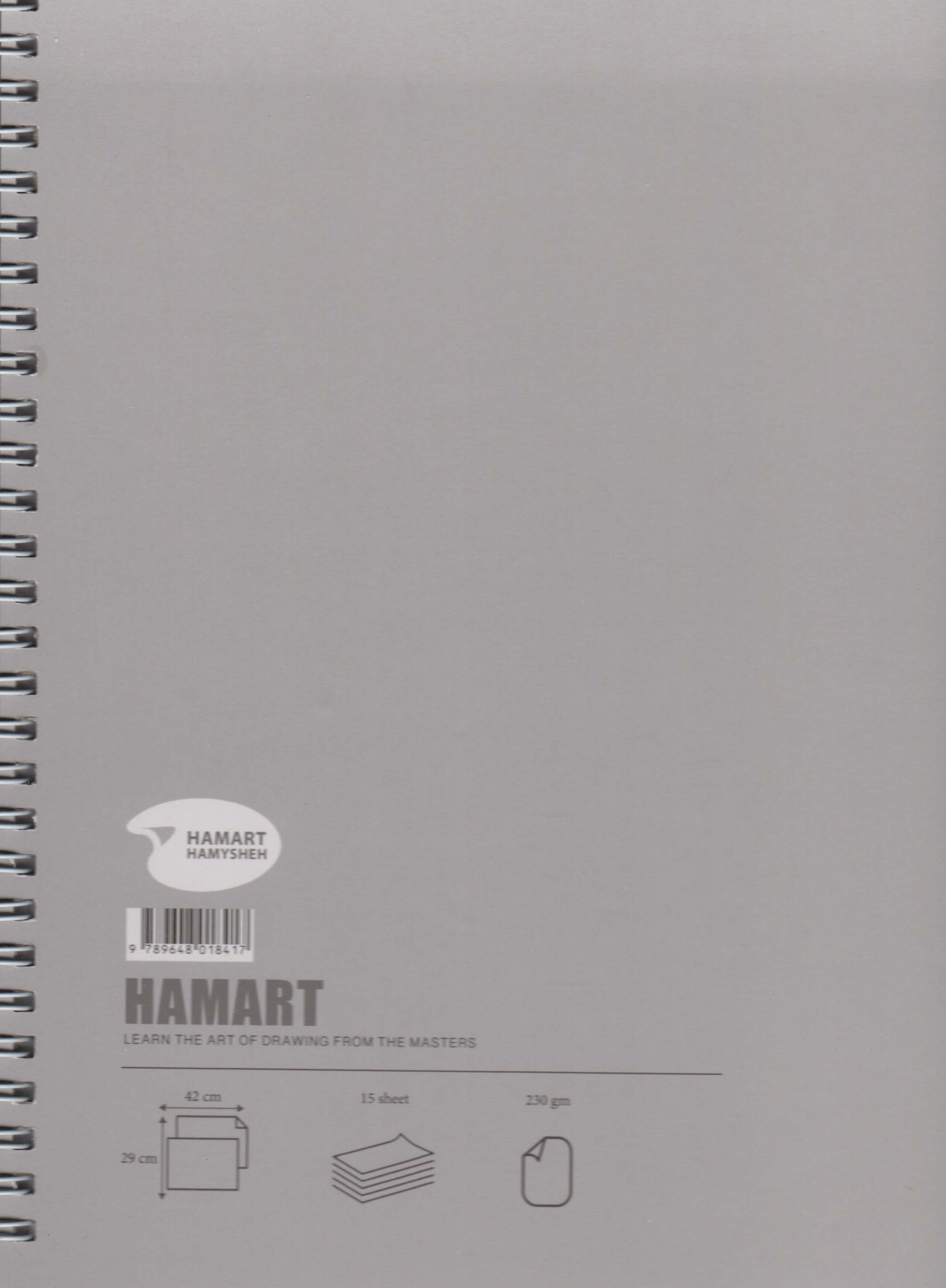 دفتر طراحی نقاشی A3 (کد417)،(سیمی)