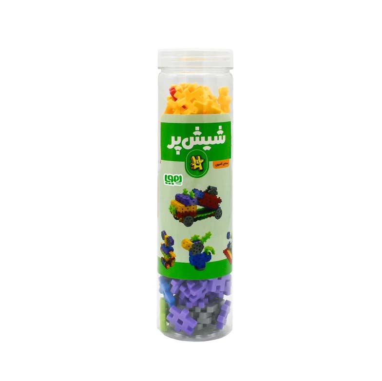 بسته اسباب بازی ساختنی شیش پر:لیبل سبز (بسته کامیون)