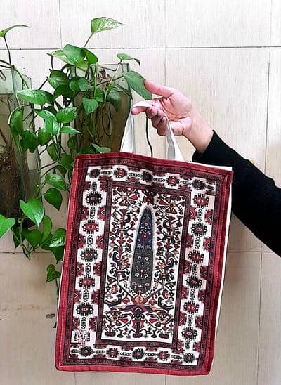 کیف پارچه ای قدیما 42*31 (کد SB-33)