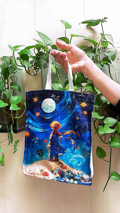 کیف پارچه ای قدیما 21*26 (کد MS-14)