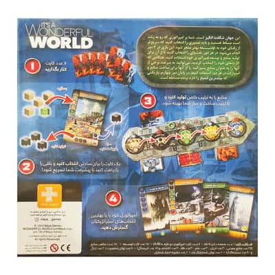 بسته بازی ایرانی استراتژیک جهان شگفت انگیز (IT'S A WONDERFUL WORLD)،(باجعبه)