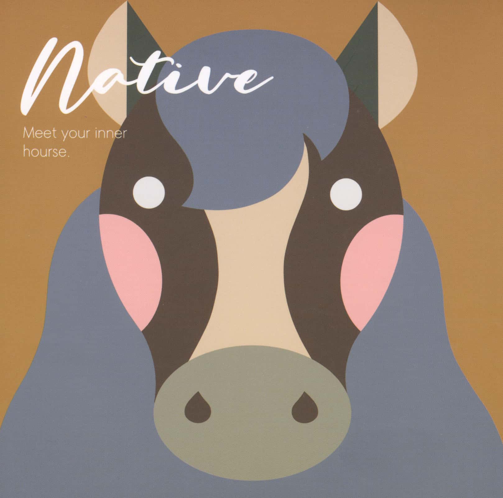 دفتر یادداشت خط دار NATIVE (طرح HOURSE)