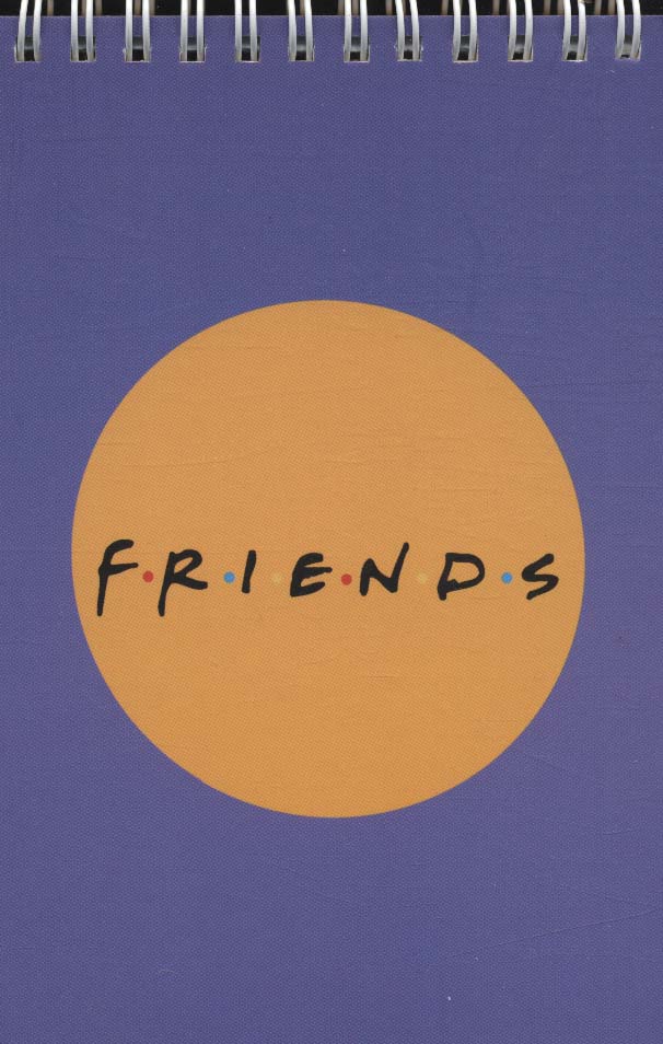 دفتر یادداشت خط دار دوستان (FRIENDS،کد 280)،(سیمی)